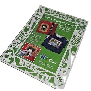 Scrapbook Sports Iron On Framed Clothing Frame Football Baseball Photo Craft NEW